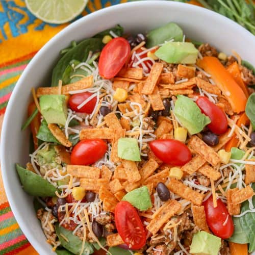 Easy Chicken Taco Salad | 365 Days of Baking and More