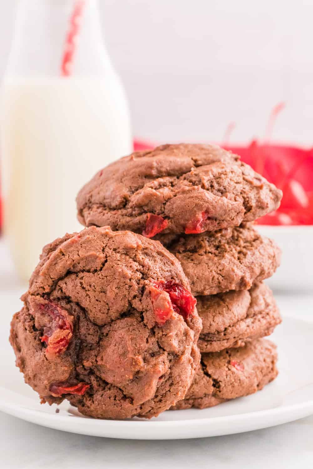 Chocolate Cherry Cookies 365 Days Of Baking And More   Chocolate Cherry Cookies PIN4 