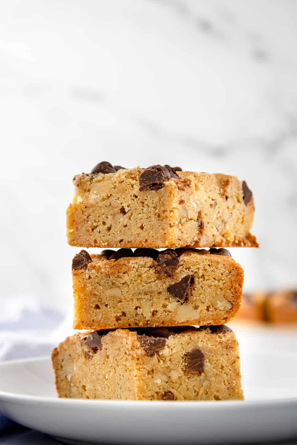 Chocolate Chip Blondies {Easy Bar Recipe} | 365 Days Of Baking And More