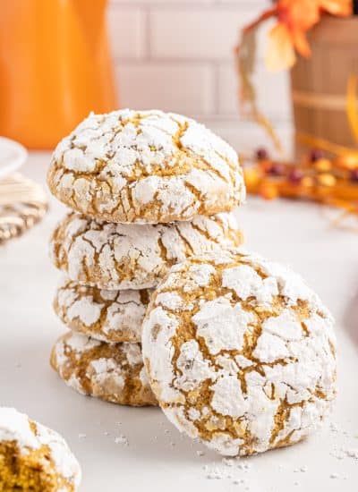 Pumpkin Crinkle Cookies