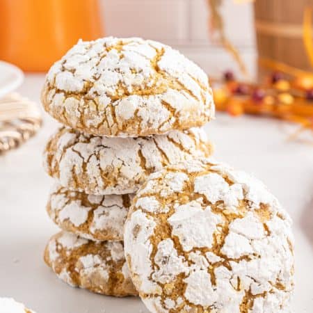 Pumpkin Crinkle Cookies