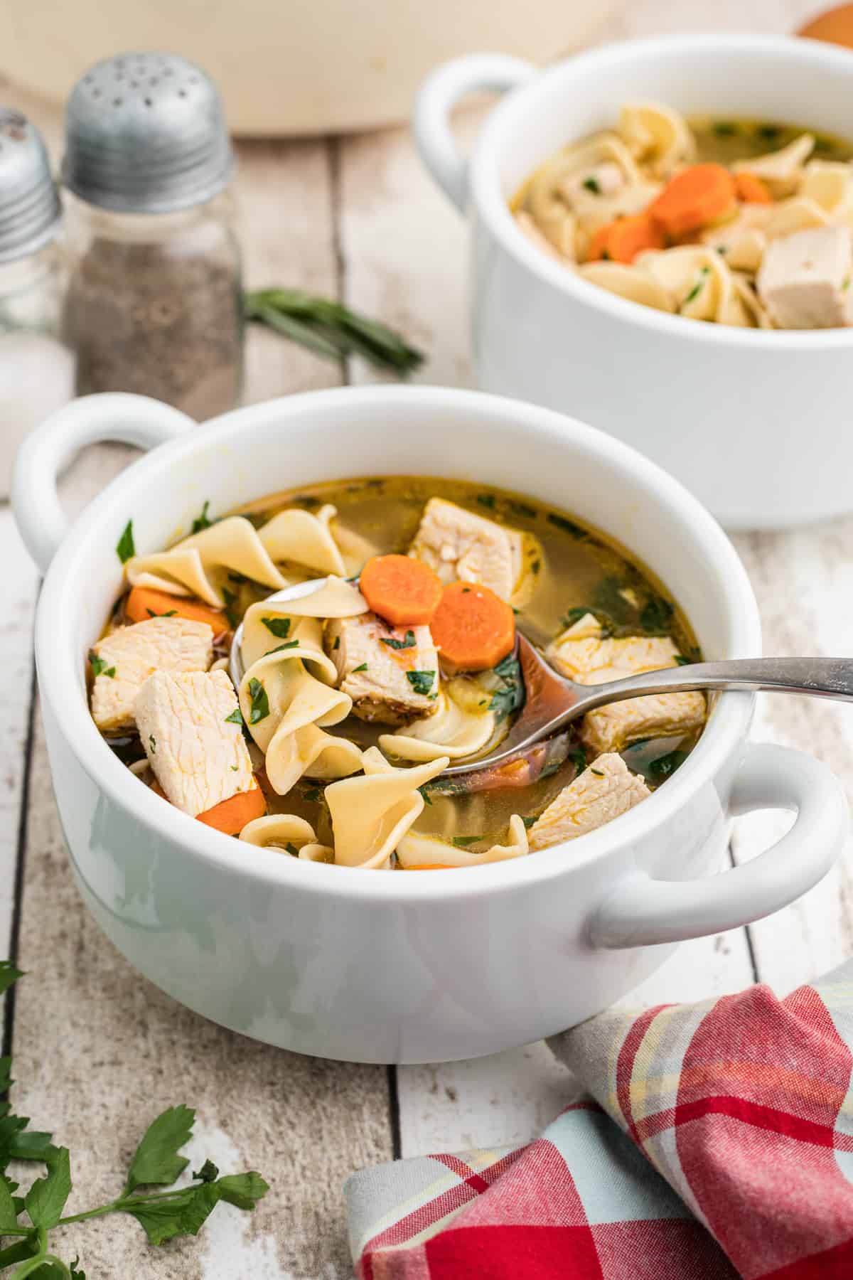 Leftover Turkey Soup ( Just 30 minutes!) | 365 Days of Baking