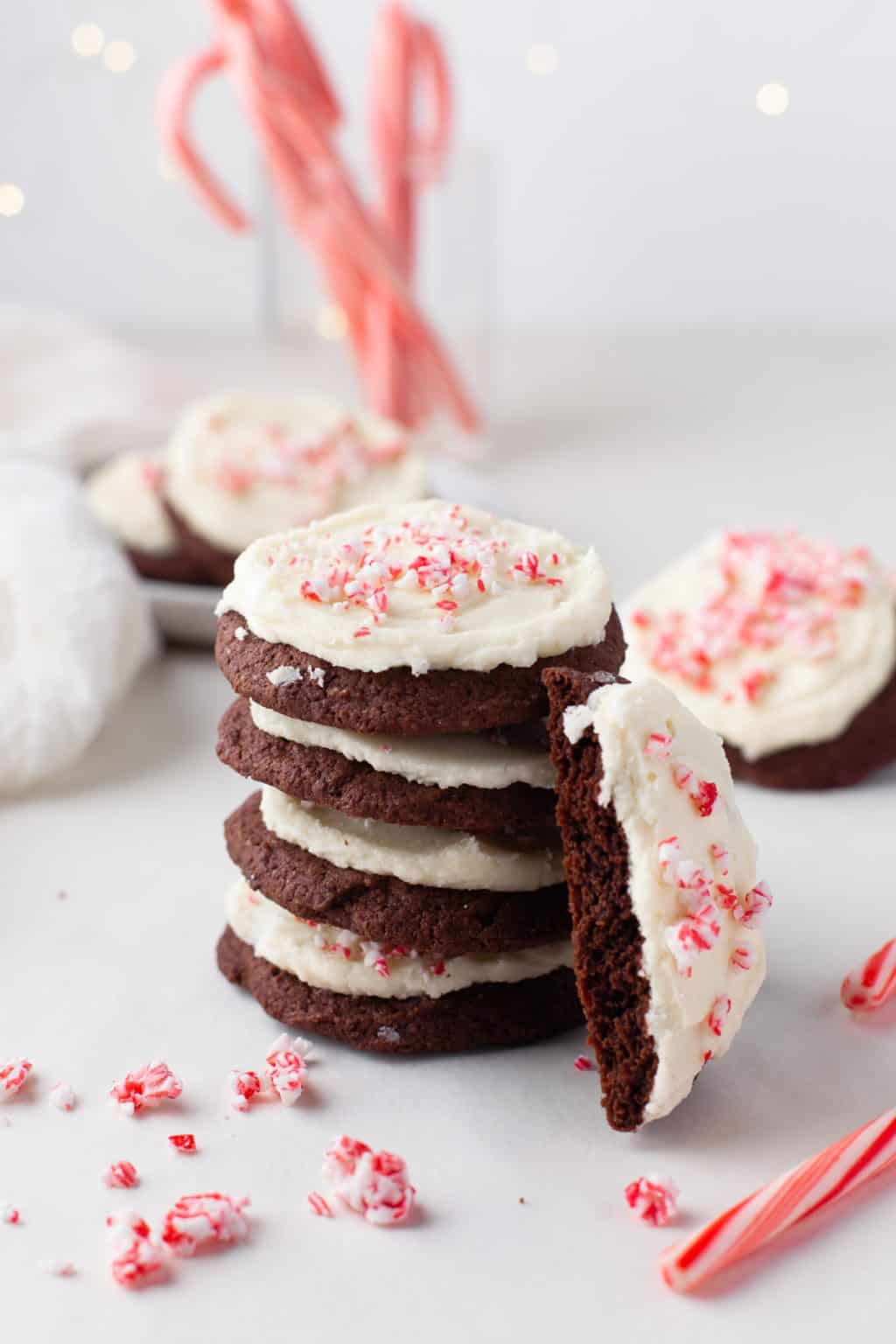 Double Chocolate Peppermint Cookies | 365 Days Of Baking