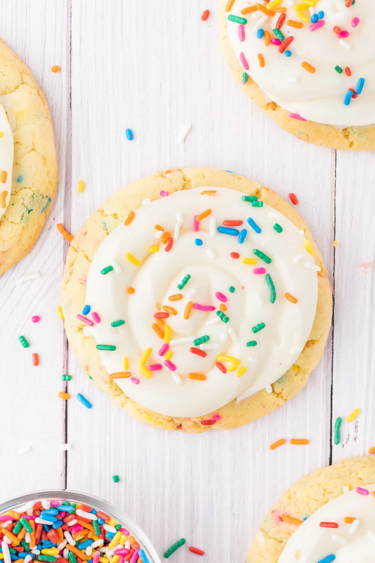 Birthday Sprinkle Sugar Cookie Dippers