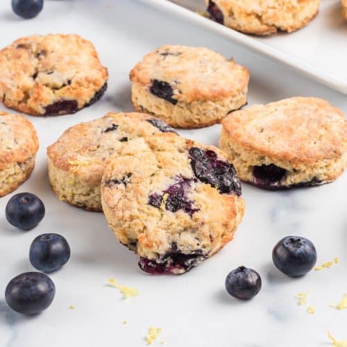 Blueberry Cream Cheese Scones