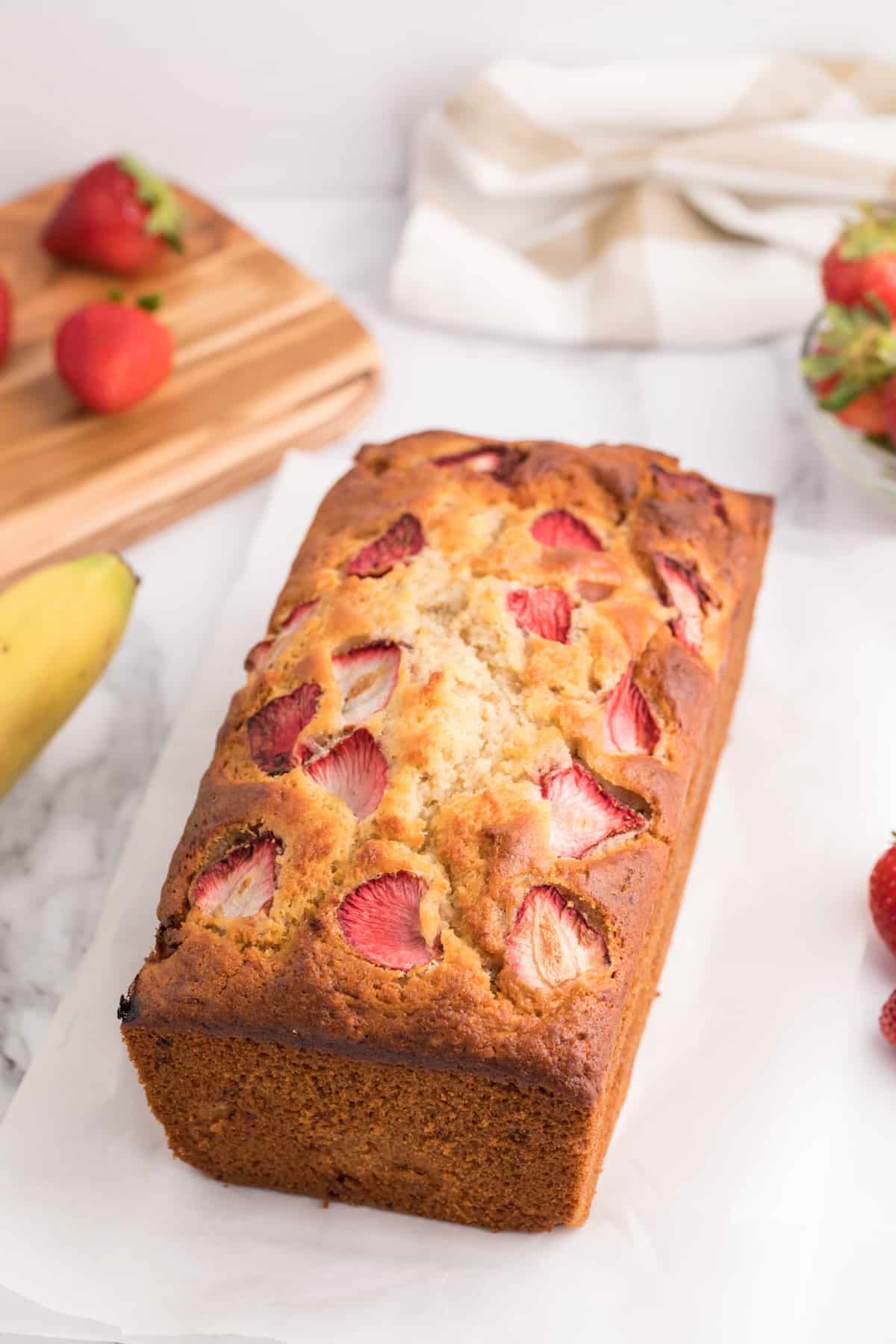 Strawberry Banana Bread | 365 Days Of Baking And More