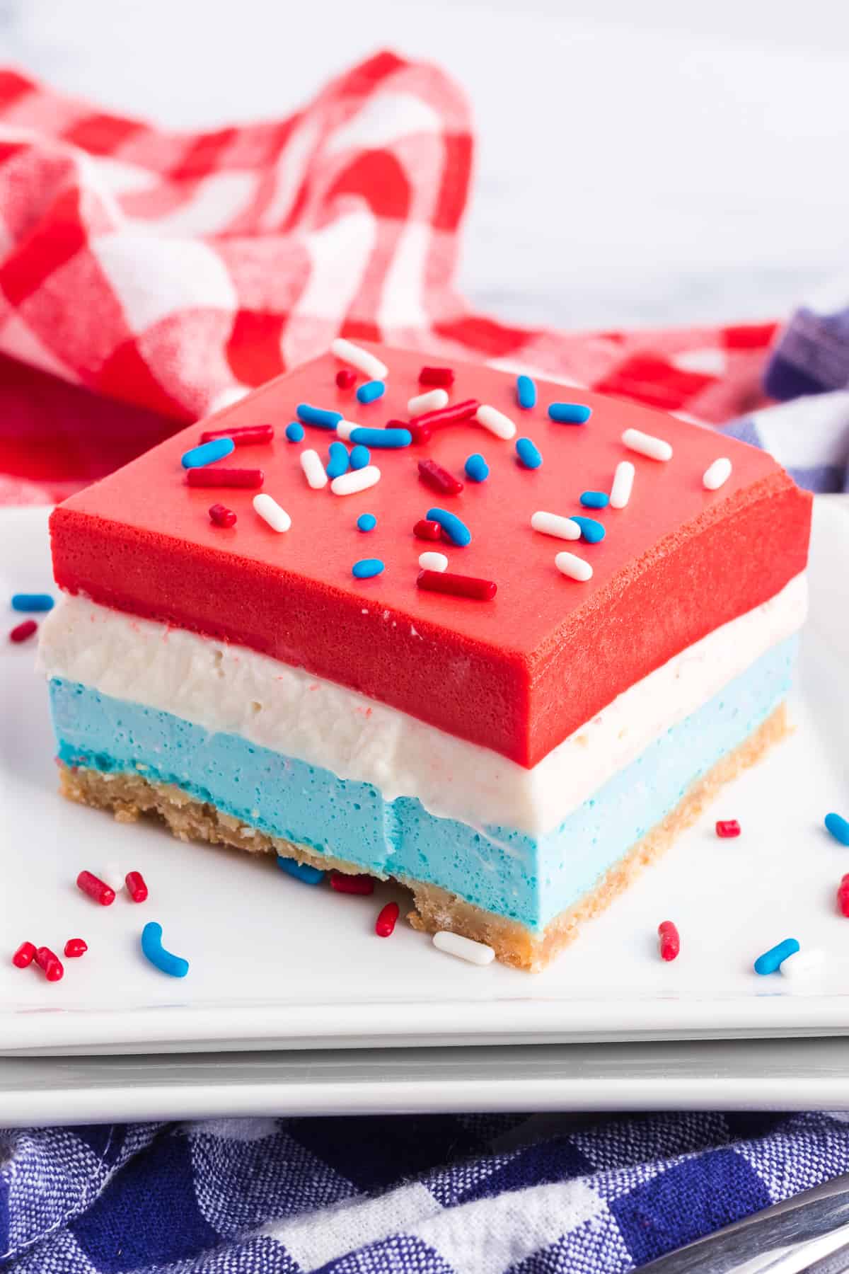 Red, White and Blue Dream Bars | 365 Days of Baking and More