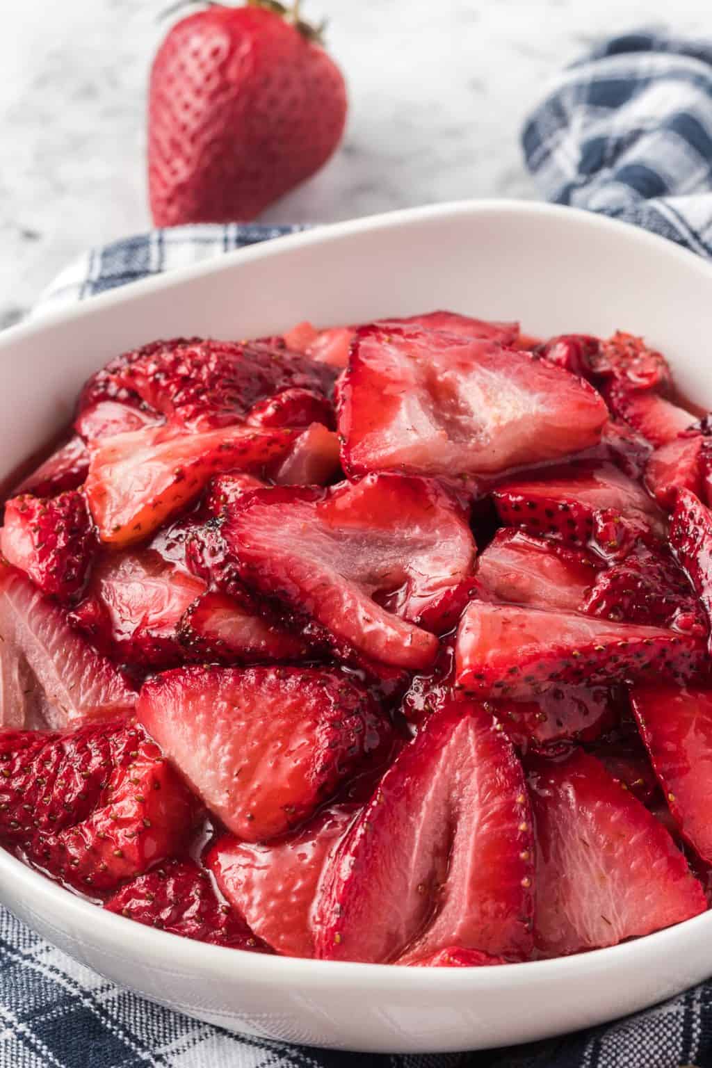 Simple Roasted Strawberries Recipe | 365 Days of Baking