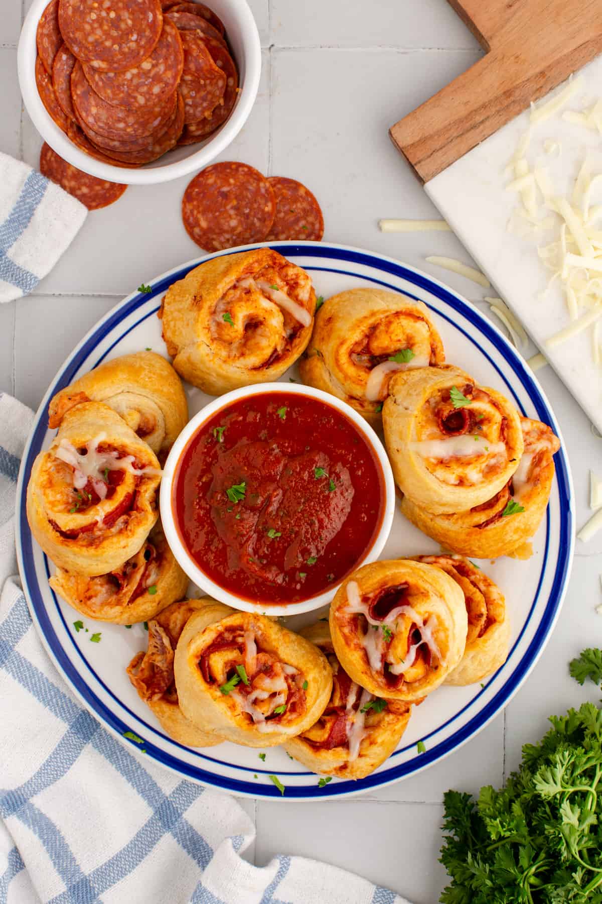 Pepperoni Pizza Pinwheels 365 Days Of Baking And More 0041