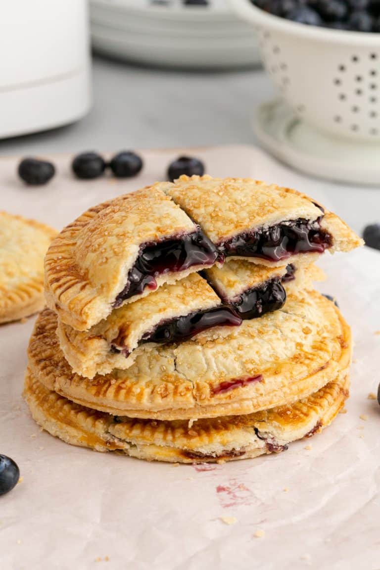 Easy Air Fryer Blueberry Hand Pies | 365 Days of Baking and More