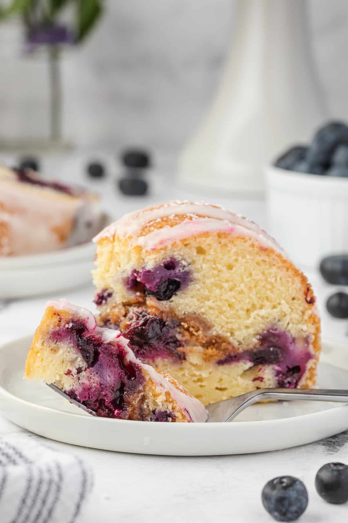 Lemon Blueberry Coffee Cake | Just A Pinch Recipes