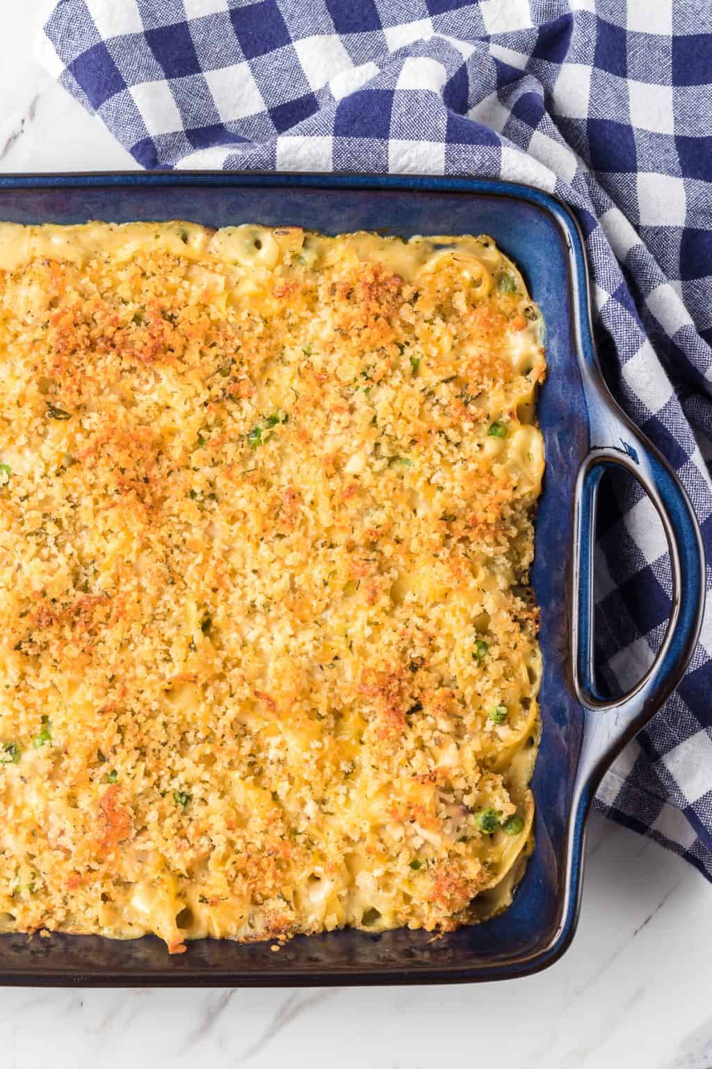 Turkey Noodle Casserole (Leftover Turkey!) | 365 Days of Baking