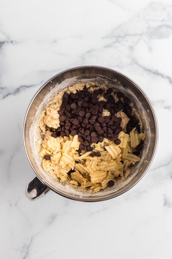 Chocolate Chip Potato Chip Cookies 