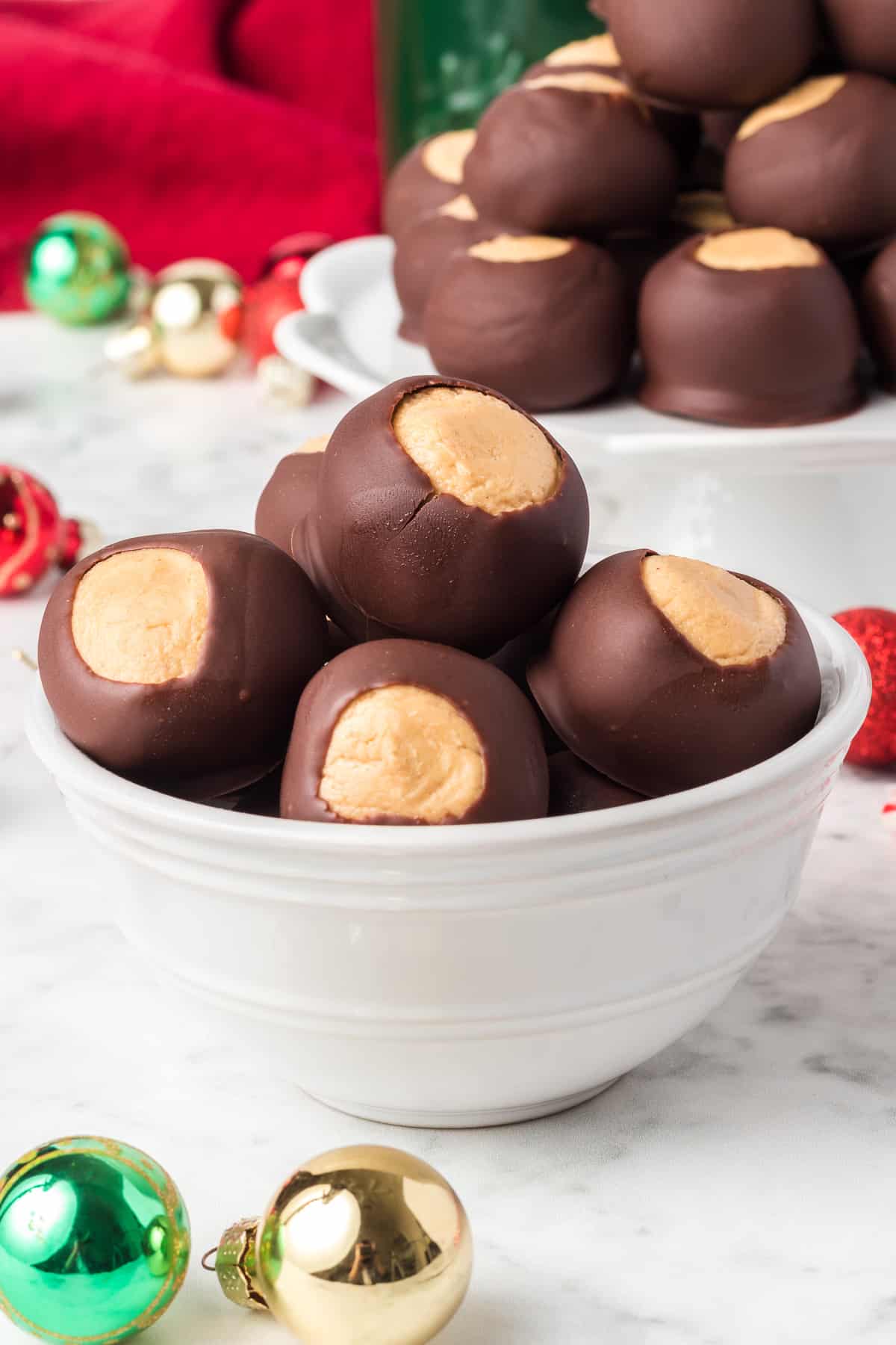 Christmas Buckeye Recipe- only 6 Ingredients | 365 Days of Baking