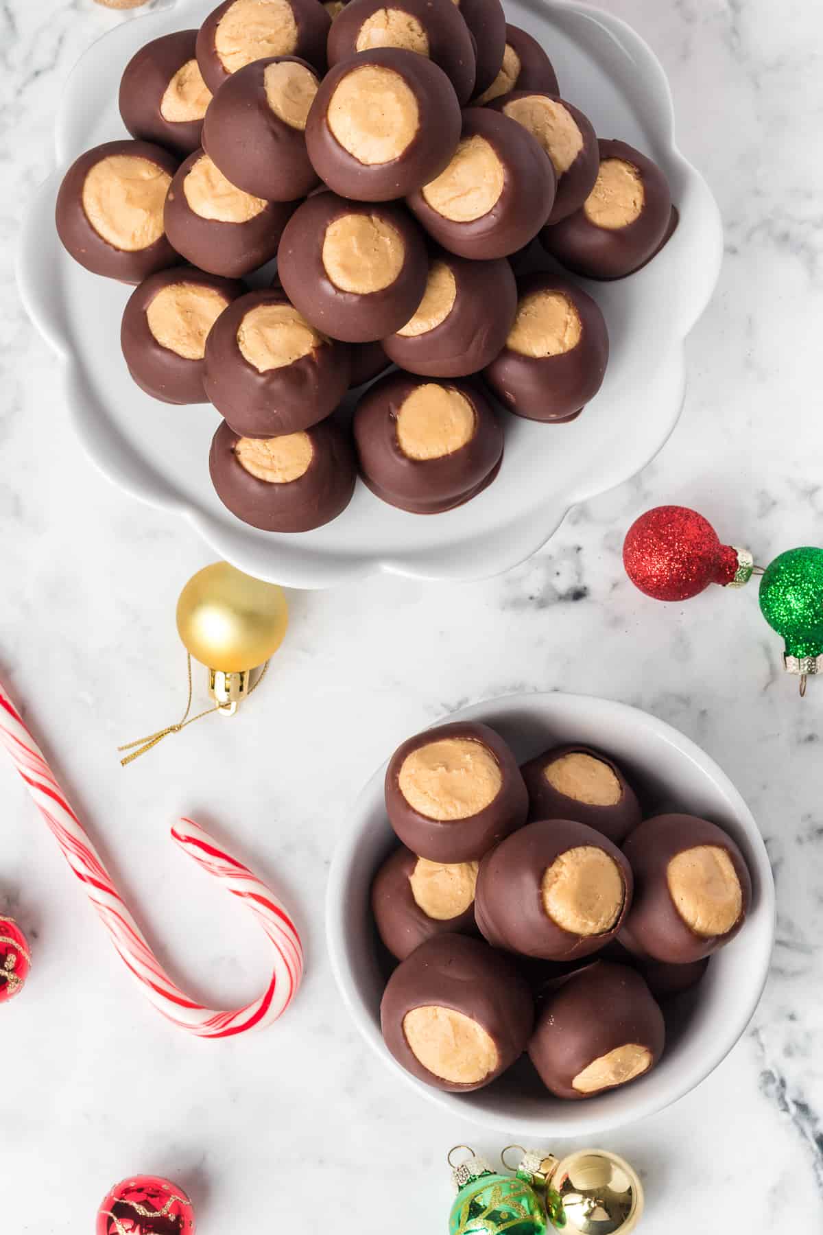 Christmas Buckeye Recipe- only 6 Ingredients | 365 Days of Baking