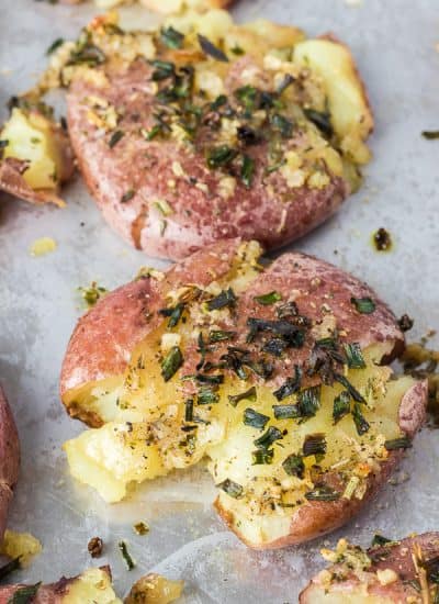 Smashed Red Potatoes