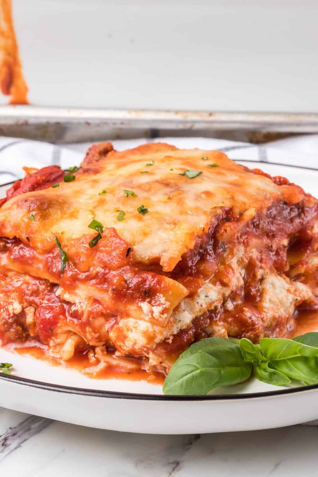 The Perfect Homemade Lasagna Recipe with Cottage Cheese - 365 Days of ...