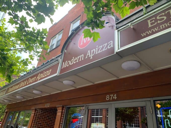 Modern Apizza in New Haven, CT.