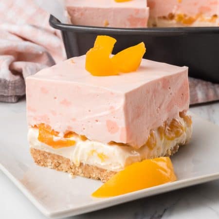 Peaches and Cream Dream Bars
