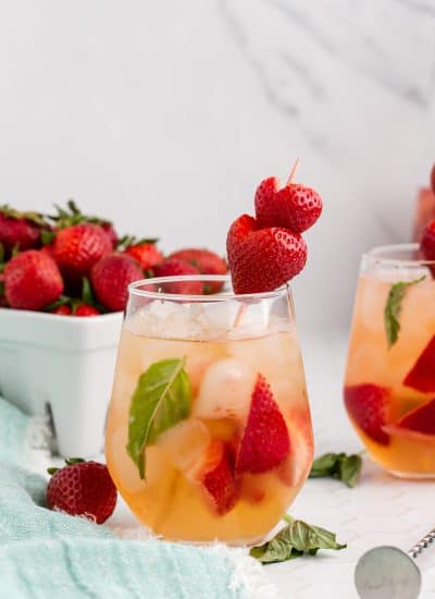 Strawberry Basil Sangria - Easy Recipes From Home