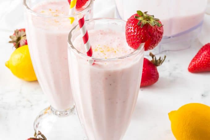 Strawberry Frosted Lemonade