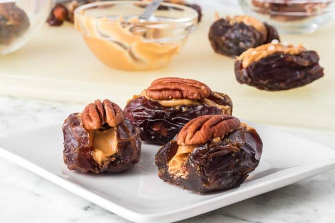 Dates and Peanut Butter