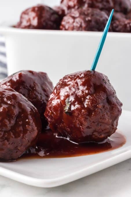 3-Ingredient Grape Jelly Meatballs