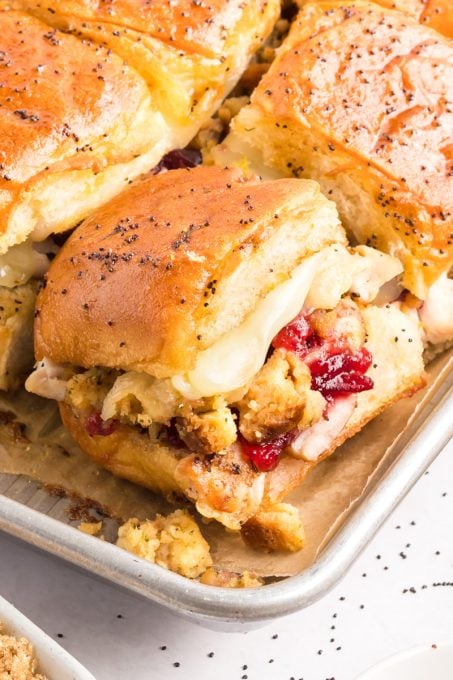 Turkey and Cranberry Sliders