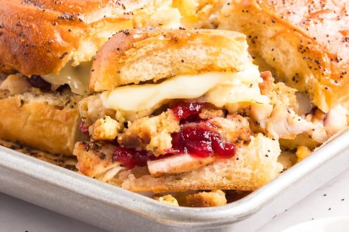 Turkey Sliders with Cranberry Sauce