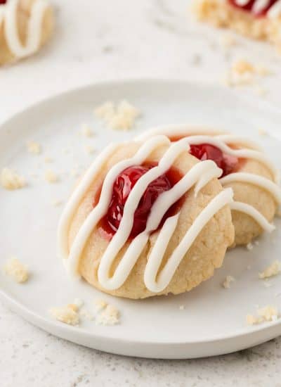 Cherry Thumbprint Cookies