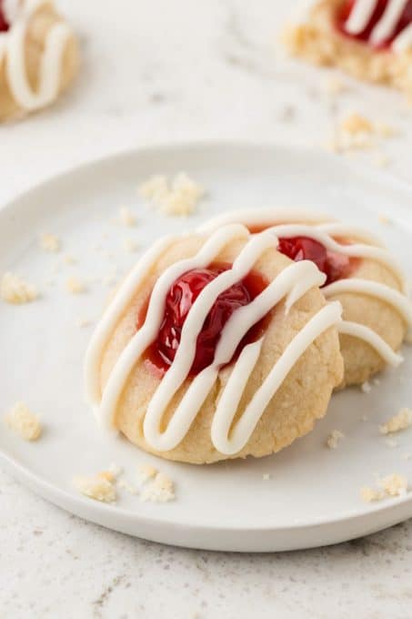 Cherry Thumbprint Cookies