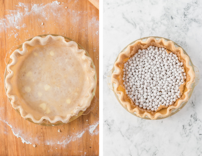 Third set of process photos for Homemade Pie Crust.