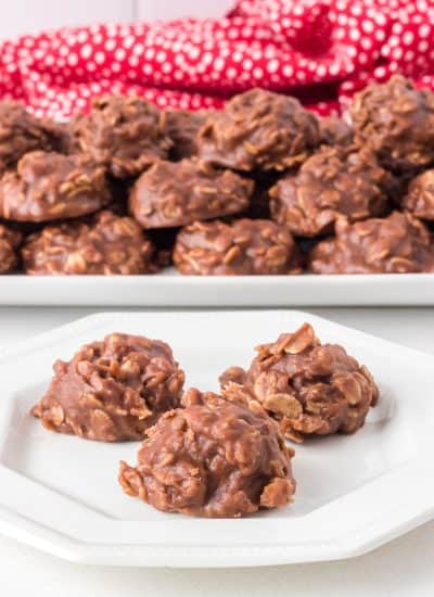 Chocolate Peanut Butter No Bake Cookies