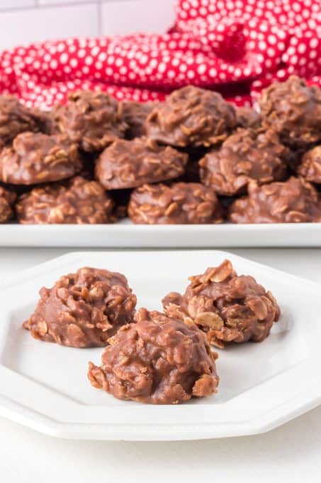 Chocolate Peanut Butter No Bake Cookies