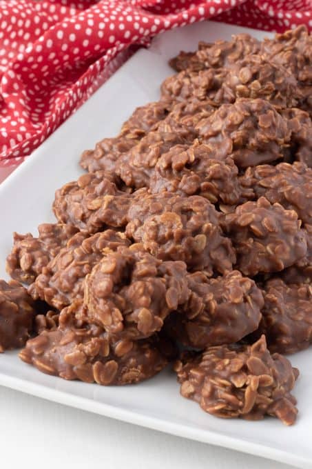 Peanut butter chocolate no bake cookies.