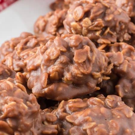 Chocolate Peanut Butter No Bake Cookies