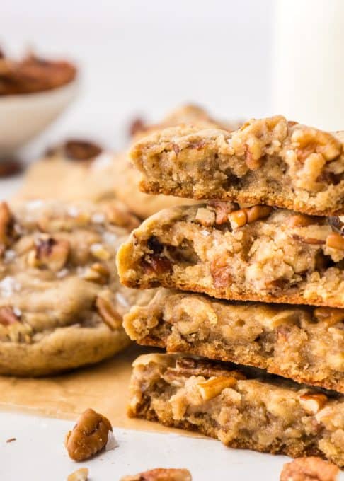 Cookies with pecans.