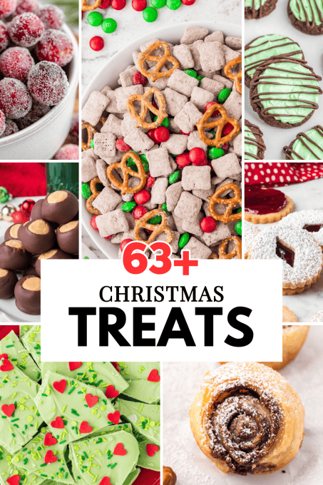 63+ Christmas Treats from cookies, to no bake snacks, and breakfasts!