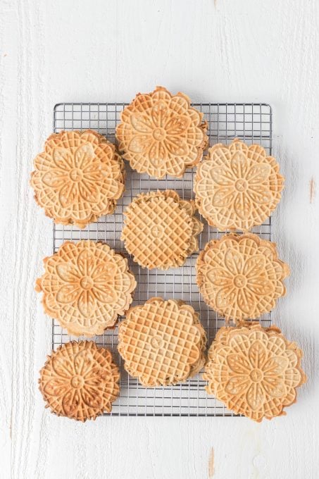 Chai Italian waffle cookies.