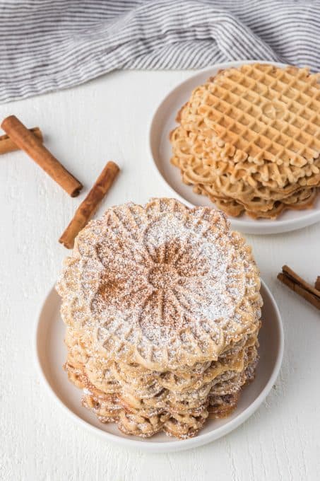 Classic Italian Pizzelles.