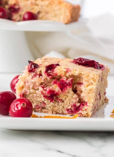 Cranberry Orange Blondies