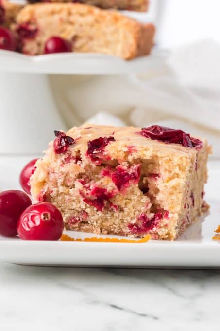 Cranberry Orange Blondies