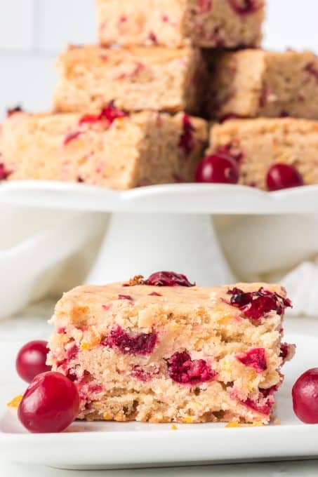 Cranberry Orange Blondies