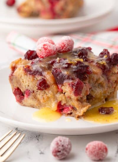 Cranberry Orange Bread Pudding