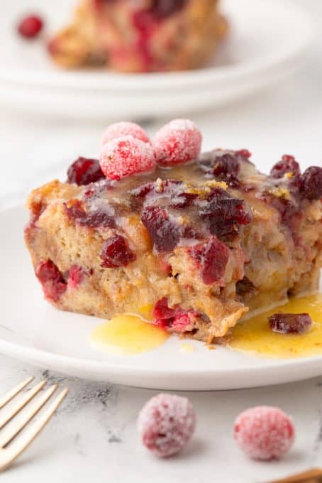 Cranberry Orange Bread Pudding