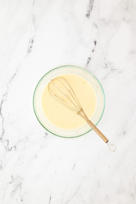 Orange Glaze for bread pudding.