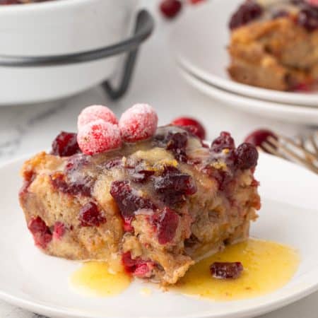 Cranberry Orange Bread Pudding