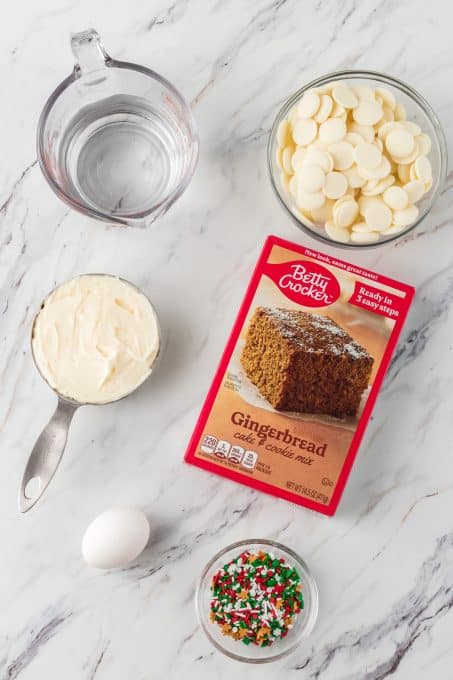 Ingredients for Gingerbread Truffles.