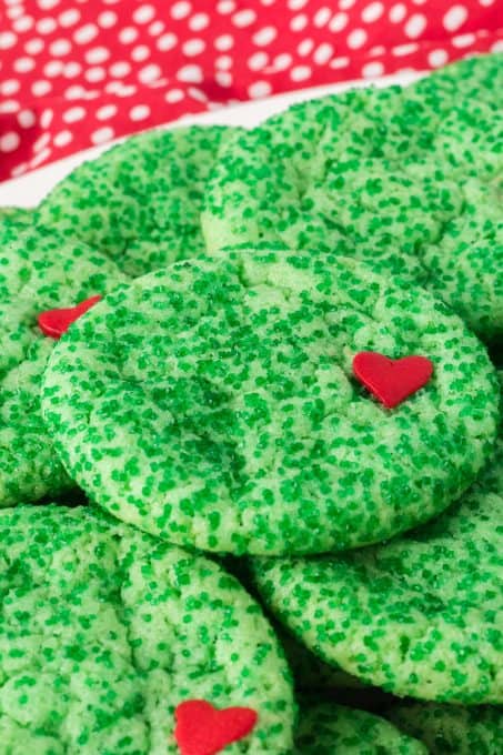 Cookies from the Grinch Christmas movie.