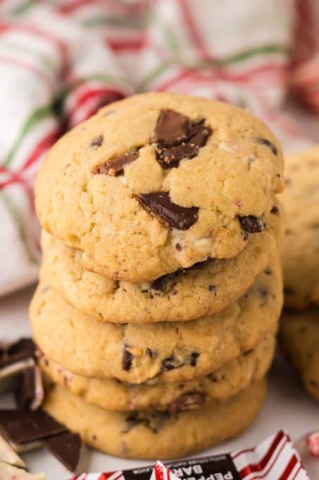 Peppermint Bark Cookies